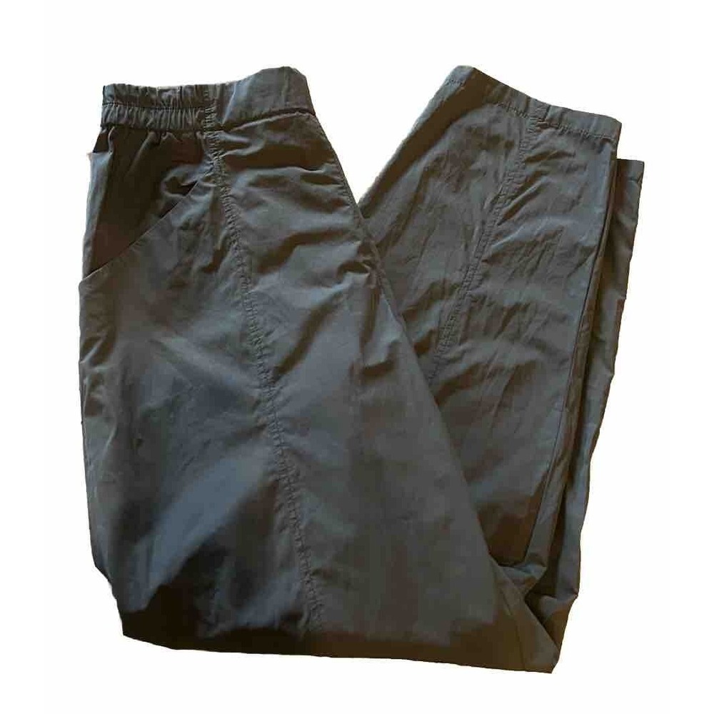 Ischiko Poplin Trousers Pants Pull On Leisure Gray - Picture 9 of 11